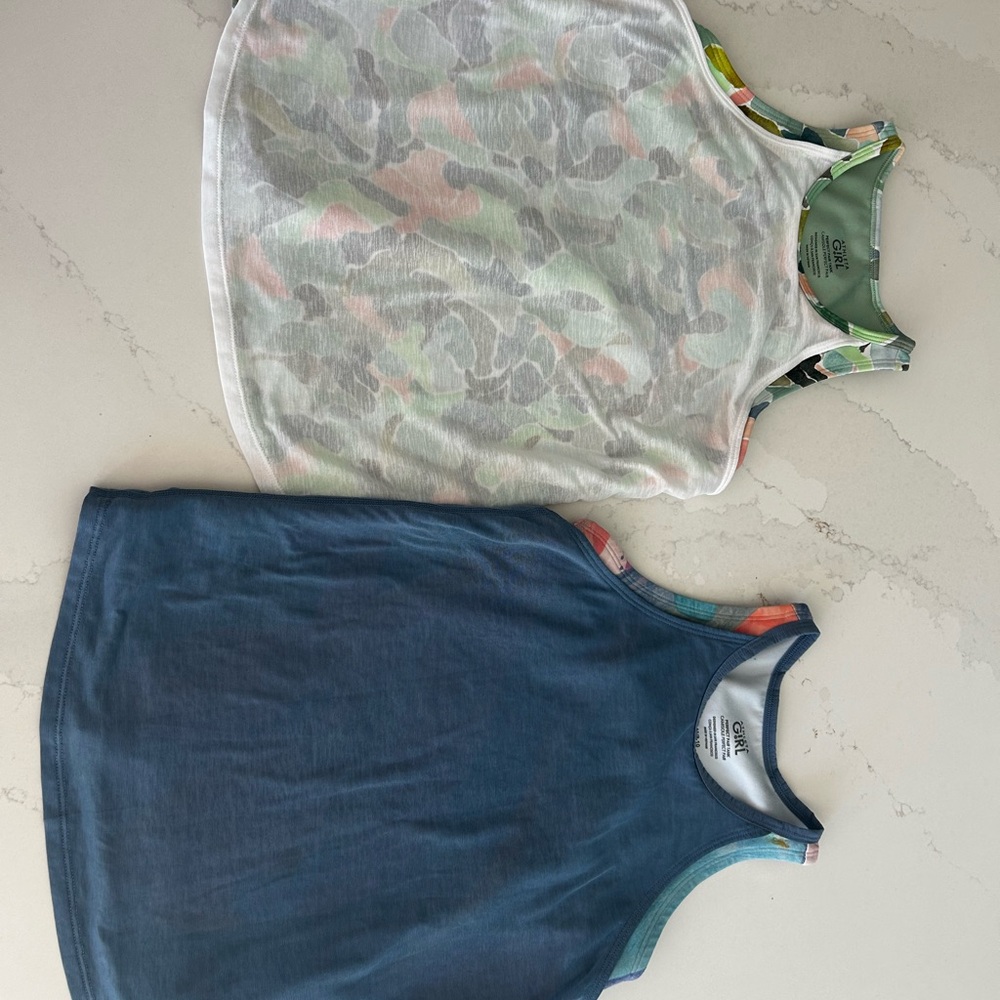Athleta Girl 2 Multicolor Tanks